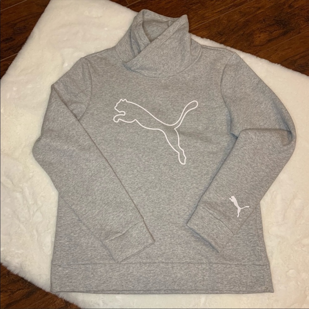 Puma asymmetrical cowl Neck sweatshirt